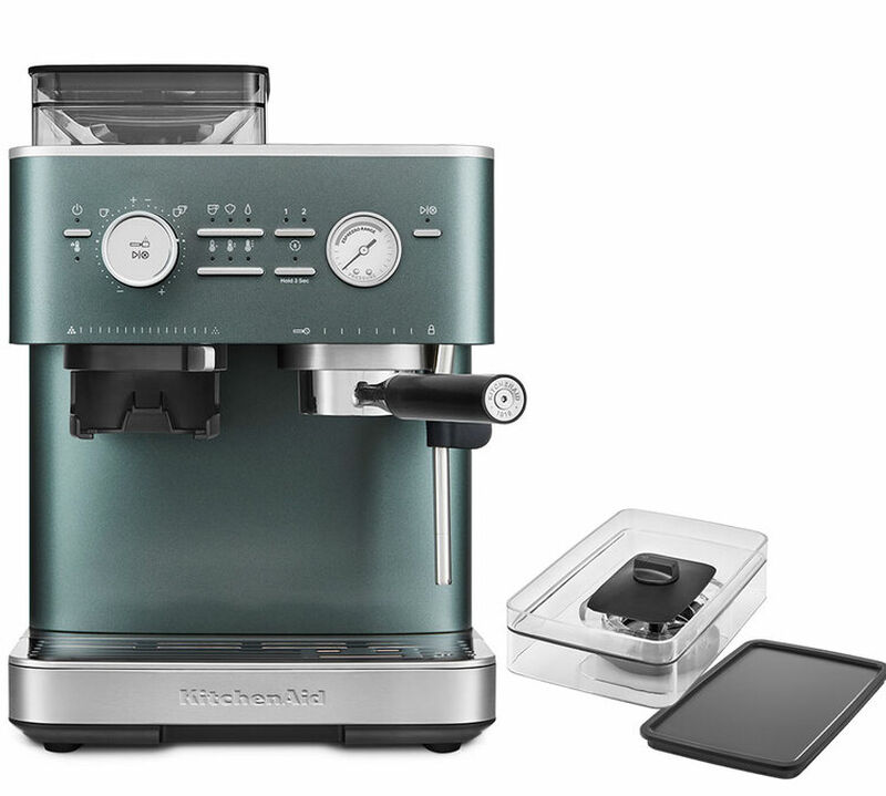 KitchenAid 5KES6551EJP Macchina semi automatica con macinacaff&egrave; Verde Jup&icirc;ner image number 0