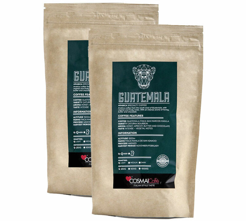 Cosmai Caff&egrave; - Caff&egrave; in grani Specialty - Guatemala 2 x 250 g image number 0