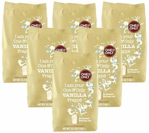 One and Only Vanilla Flavoured Frapp&eacute; - 6 x 1kg