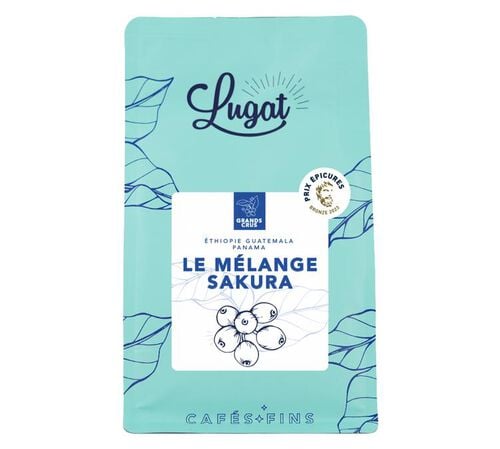 Lugat - Caff&egrave; in grani - Miscela Sakura 250 g