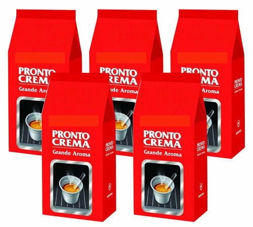 Lavazza Coffee Beans Pronto Crema Grande Aroma - 5 x 1kg