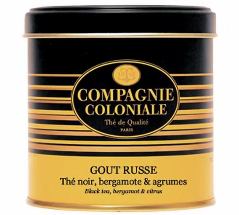 Luxury Go&ucirc;t Russe Black Tea - 130g loose leaf tea in tin - Compagnie Coloniale image number 0