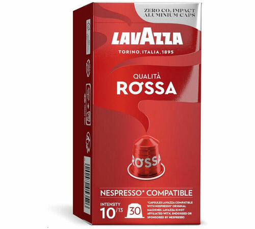 30 capsule compatibili Nespresso* Original Qualita Rossa &ndash; Lavazza