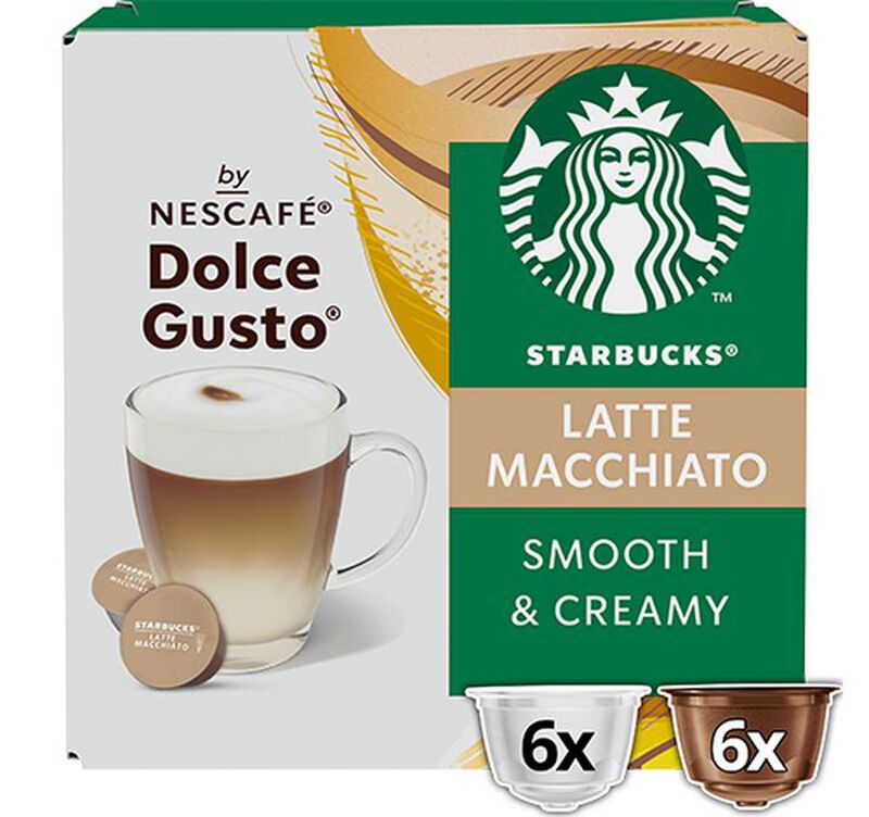12 Nescaf&eacute;* Dolce Gusto* Compatible Pods Latte Macchiato &ndash; STARBUCKS image number 4