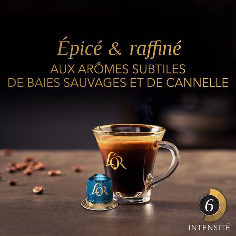 10 Nespresso* Original Compatible Capsules Decaffeinato &ndash; L'OR ESPRESSO image number 2