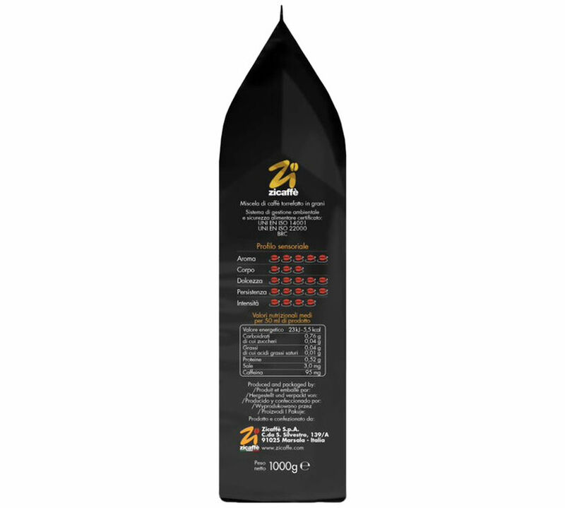 Zicaff&egrave; - Caff&egrave; in grani - Black of Italy 1 kg image number 4