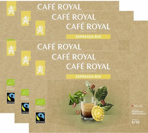 300 Nespresso* Pro Capsules Espresso Organic &ndash; CAFE ROYAL