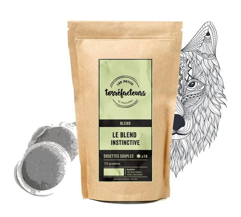 Les Petits Torr&eacute;facteurs Blend Instinctive (strong blend) coffee soft pods for Senseo x 18 image number 0