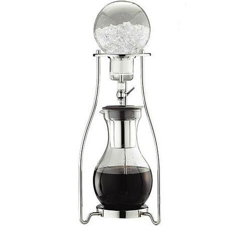 Tiamo Cold Brew Coffee Maker Cold Water Dripper S/S - 10 Cups
