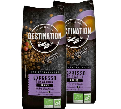Destination Expresso Pure Arabica Organic coffee beans - 1kg