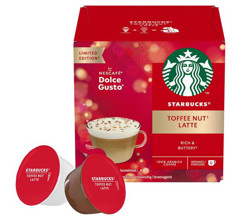 12 capsule compatibili Nescafe* Dolce Gusto* Toffee Nut Latte Starbucks image number 2