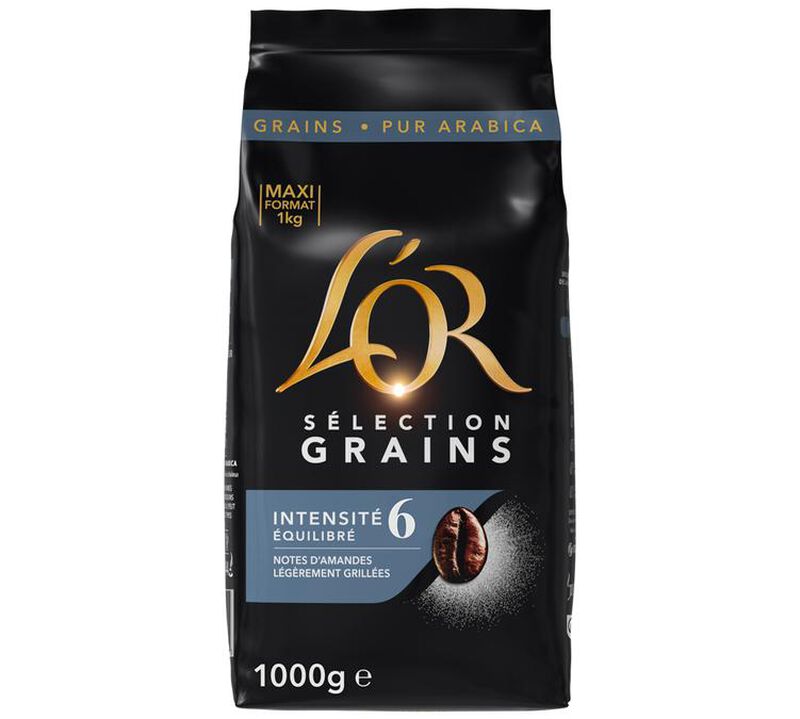 L'Or - Caff&egrave; in grani - Selezione Oro 100% arabica - 1kg image number 0