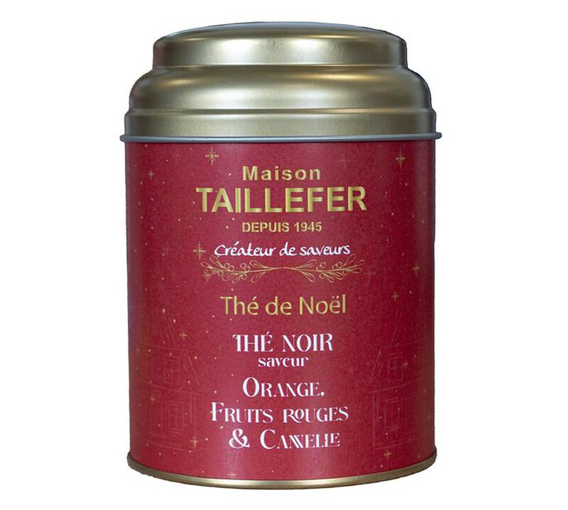 Maison Taillefer Christmas Black Tea - 100g loose tea tin image number 0