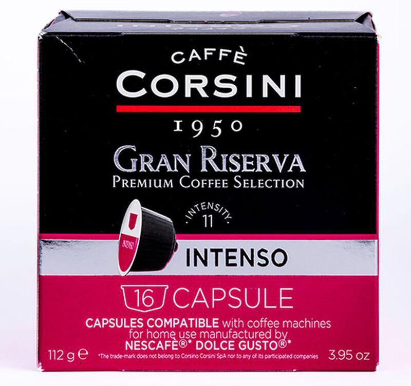 16 capsule compatibili Nescafe* Dolce Gusto* Gran Riserva Intenso &ndash; Corsini image number 1