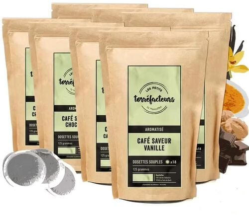 Senseo-Compatible Discovery Pack by Les Petits Torr&eacute;facteurs - Flavoured Coffee Pods x 126