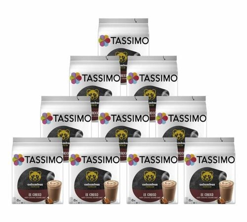 Tassimo pods Columbus Salted Caramel Chocolate x 80 T-Discs