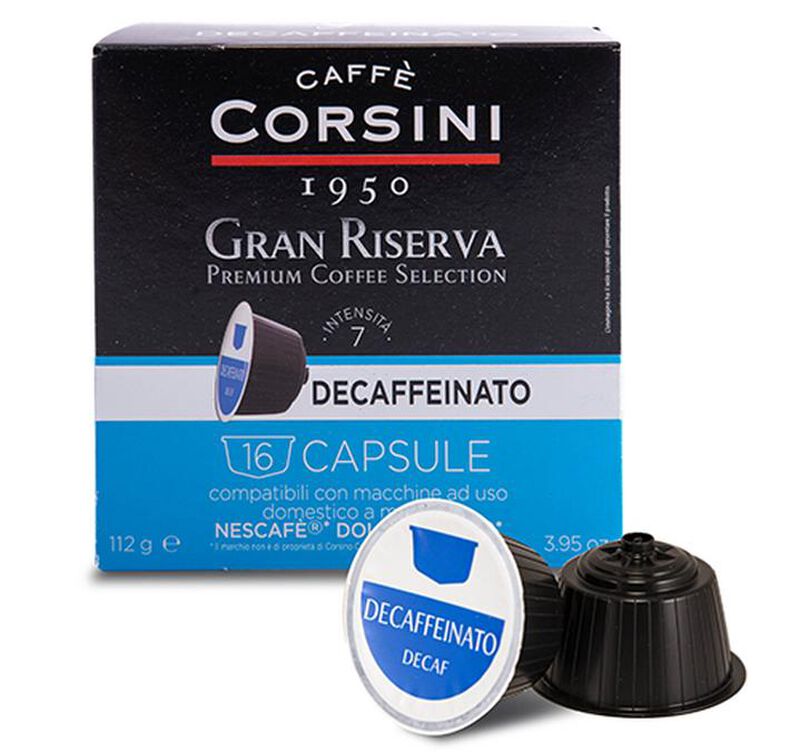 Caff&egrave; Corsini - 80 capsule per Nescafe&reg; Dolce Gusto&reg; - Gran Riserva Decaffeinato image number 2