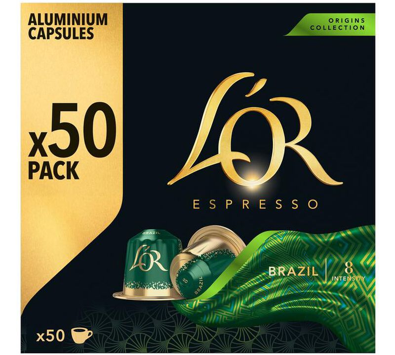 50 capsules compatibles Nespresso - Brazil - L'Or Espresso image number 0