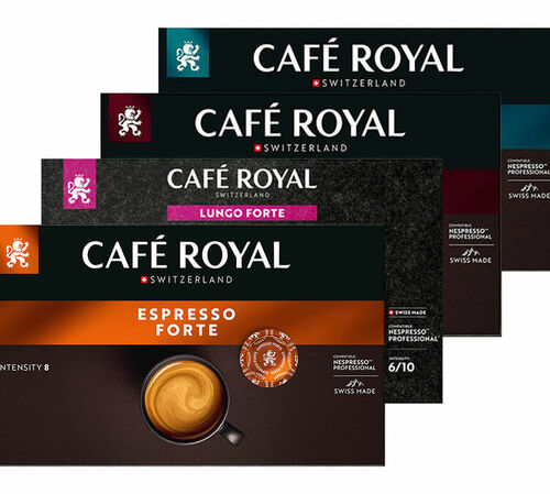Discovery pack 200 Nespresso* Pro Capsules &ndash; CAFE ROYAL