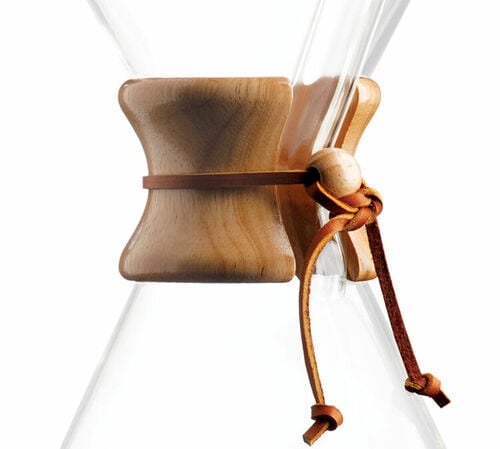 Replacement wooden collar for Chemex