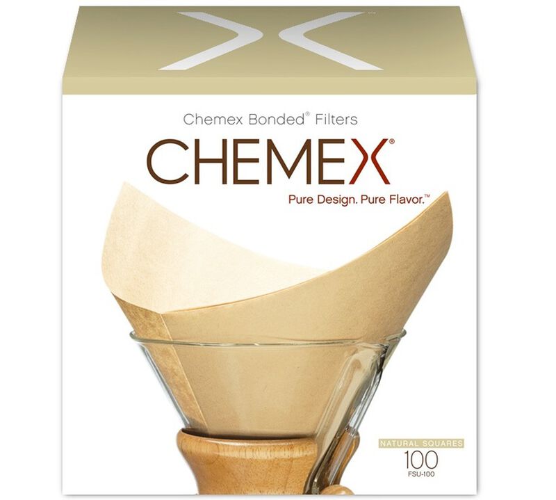 Chemex - 100 filtri bianchi per caffettiera da  6 a 10 tazze image number 0