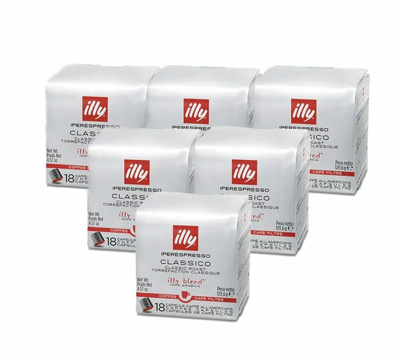 Illy Iperespresso Classico Filter Coffee - 108 coffee capsules image number 0