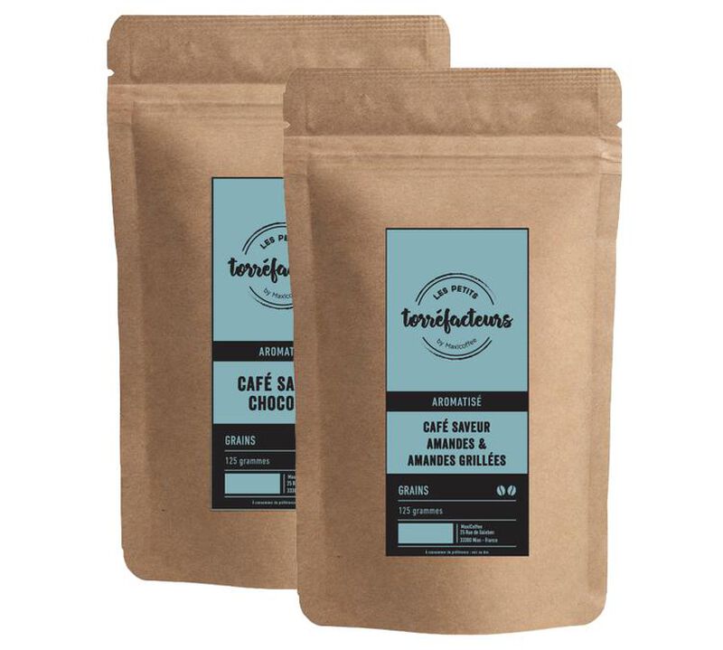 Les Petits Torr&eacute;facteurs - Almond-flavoured coffee beans - 250g (2x125g) image number 0