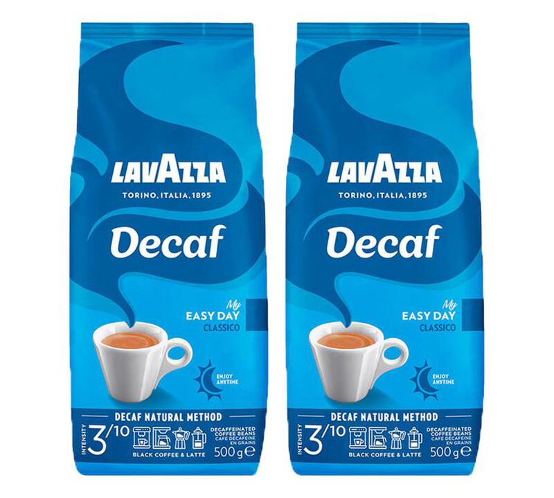 Lavazza - Caff&egrave; in grani - Decaf Classico 2x 500 g image number 0