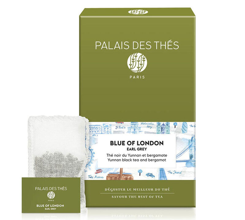 Palais des Th&eacute;s - T&egrave; nero Earl Grey Blue of London - 20 bustine image number 0