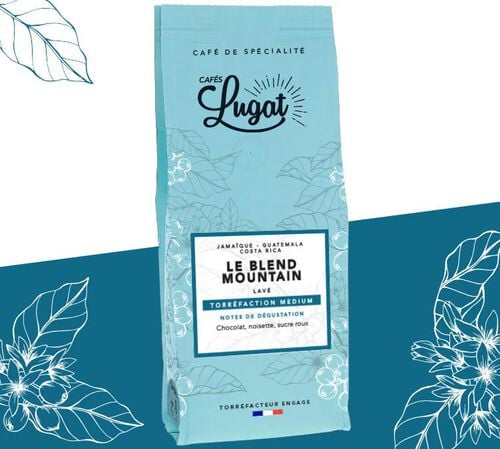 Caf&eacute;s Lugat Coffee Beans The Blend Mountain - 250g