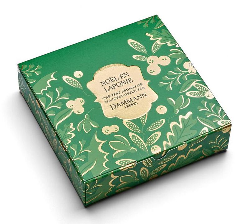 Dammann Fr&egrave;res No&euml;l en Laponie Christmas Green Tea Gift Set x 6 tea bags image number 0