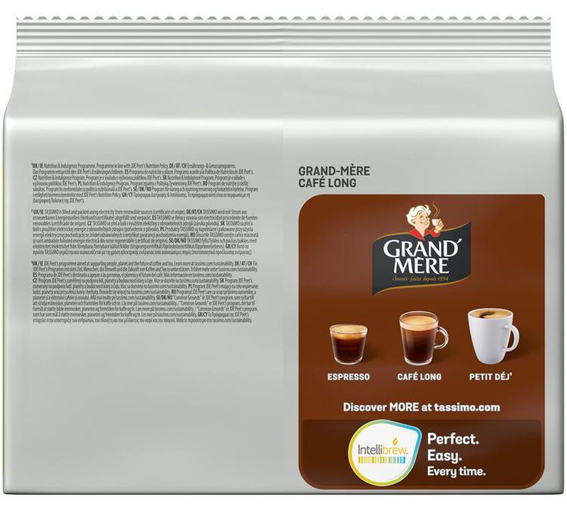 24 dosettes Tassimo - Grand M&egrave;re Caf&eacute; Long - TASSIMO image number 1