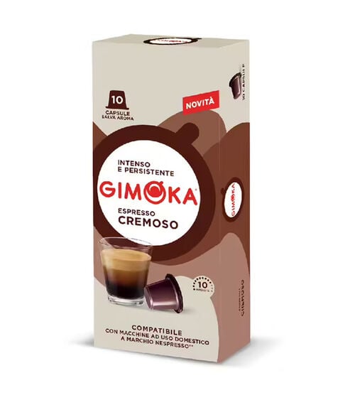 10 Nespresso* Original Compatible Capsules Cremoso &ndash; GIMOKA