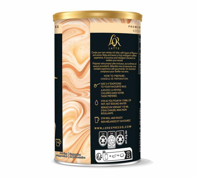 L'or Instant Coffee Espresso Latte - 220g image number 1