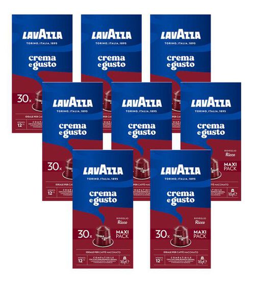 240 capsule compatibili Nespresso* Original Crema & Gusto Ricco &ndash; Lavazza