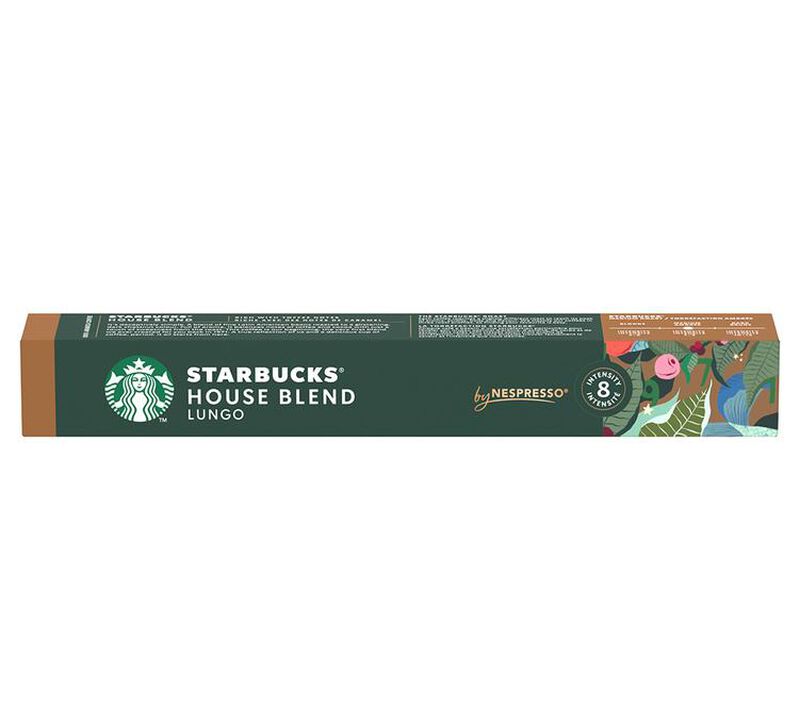 10 Nespresso* Original Compatible Capsules House Blend &ndash; STARBUCKS image number 1