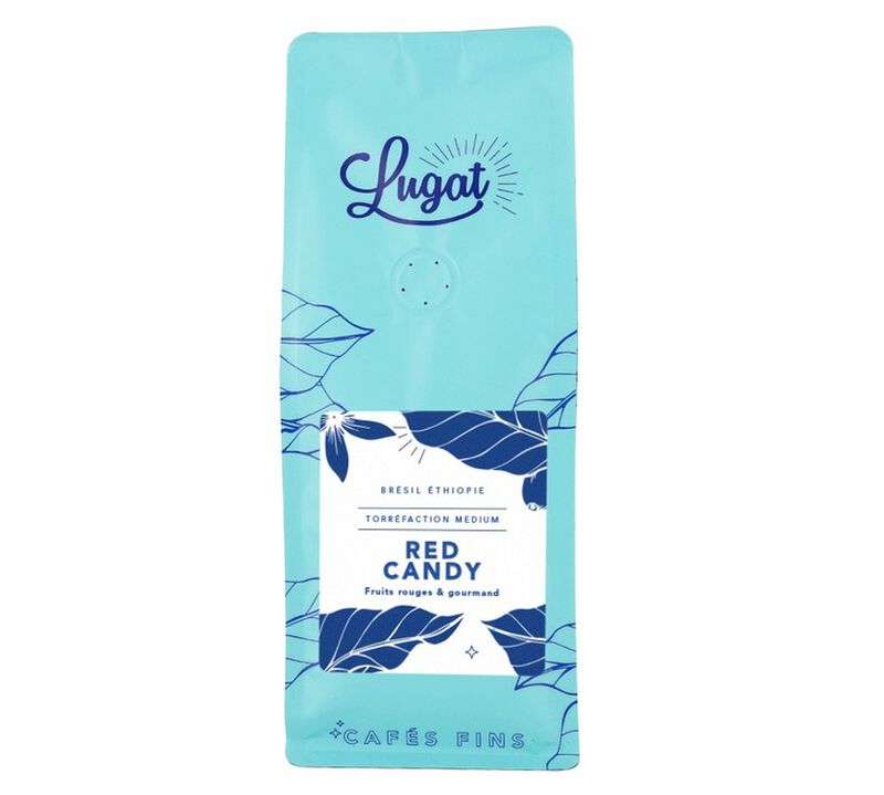 Lugat Coffee Beans Red Candy - 4 x 250g image number 4