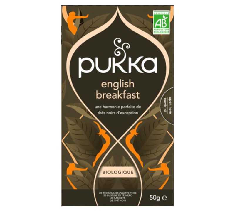 Pukka Organic English Breakfast Tea x 20 Tea Bags image number 0