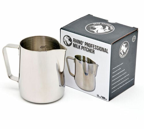 Rhino Coffee Gear professional graduated milk pitcher - 36cl/12oz