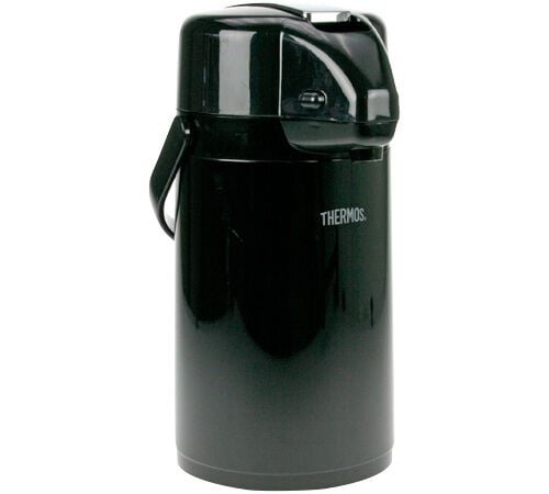 Thermos Thermal Coffee Jug with Pump Action Black - 1.3L