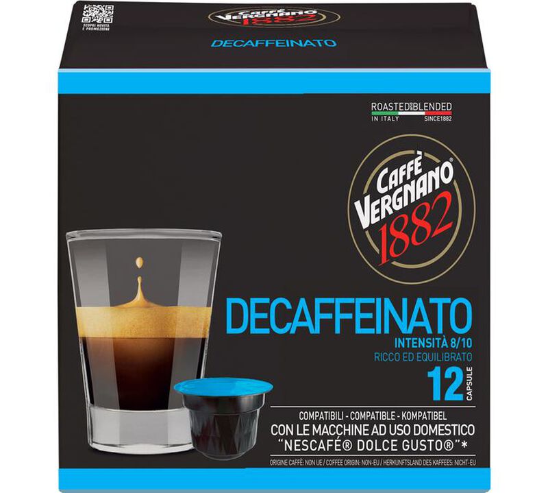 72 Nescaf&eacute;* Dolce Gusto* Compatible Pods Decaffeinato &ndash; CAFFE VERGNANO image number 2