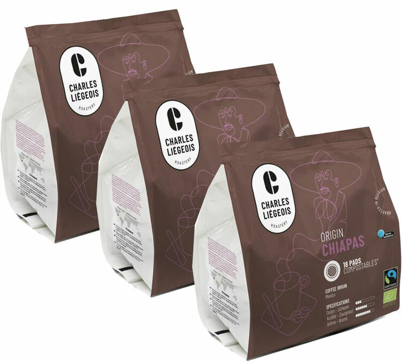 Senseo-Compatible Pods Charles Liegois Chiapas Mexico Value Pack x 54 image number 0