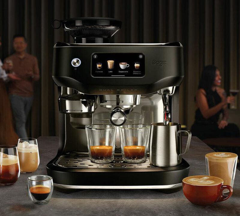 Sage Oracle Dual Boiler Nero Tartufo Macchina da caff&egrave; Espresso image number 4