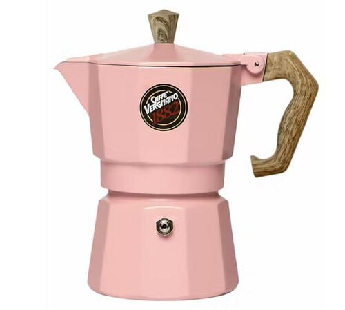 Caff&egrave; Vergnano - Pink Moka Pot Women in Coffee