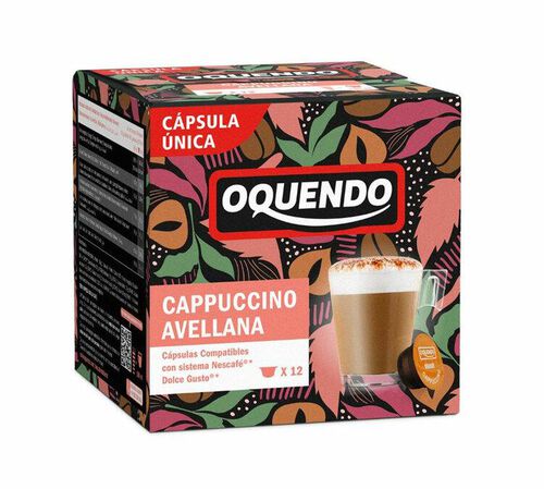 12 Nescaf&eacute;* Dolce Gusto* Compatible Pods Cappuccino Hazelnut &ndash; OQUENDO