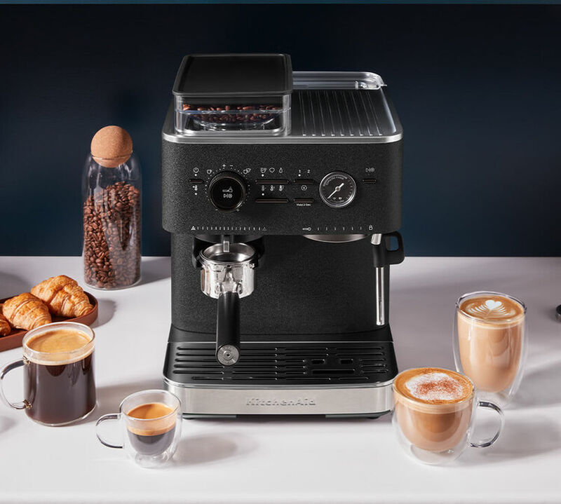 KitchenAid 5KES6551 Macchina semi automatica con macinacaff&egrave; Nera image number 2