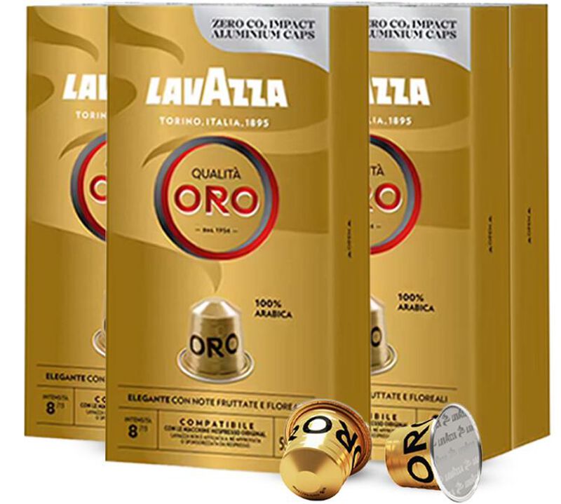 50 Nespresso* Original Compatible Capsules Espresso Qualita Oro &ndash; LAVAZZA image number 0