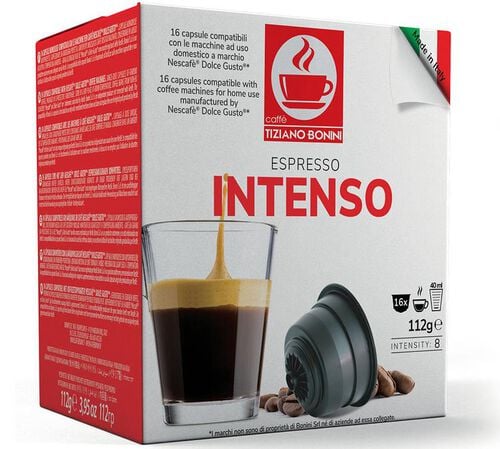 Caff&egrave; Bonini Dolce Gusto pods Espresso Intenso x 16 coffee pods