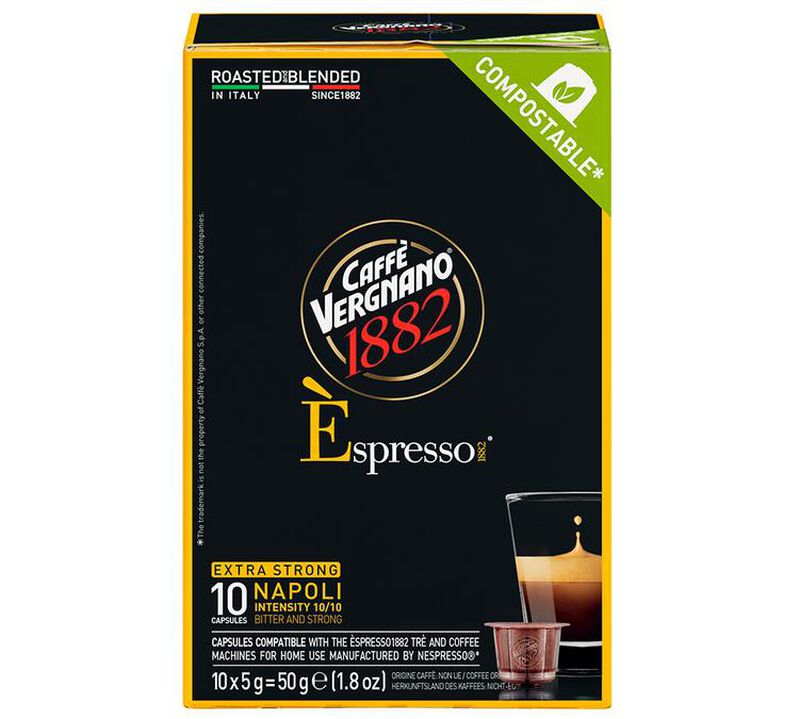 10 capsule compatibili Nespresso* Original Napoli &ndash; Caff&egrave; Vergnano image number 0