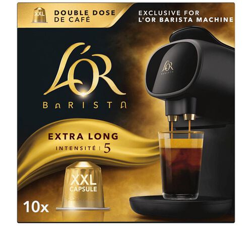 L'Or Barista Double Forza n&deg;9 x 10 XXL coffee pods